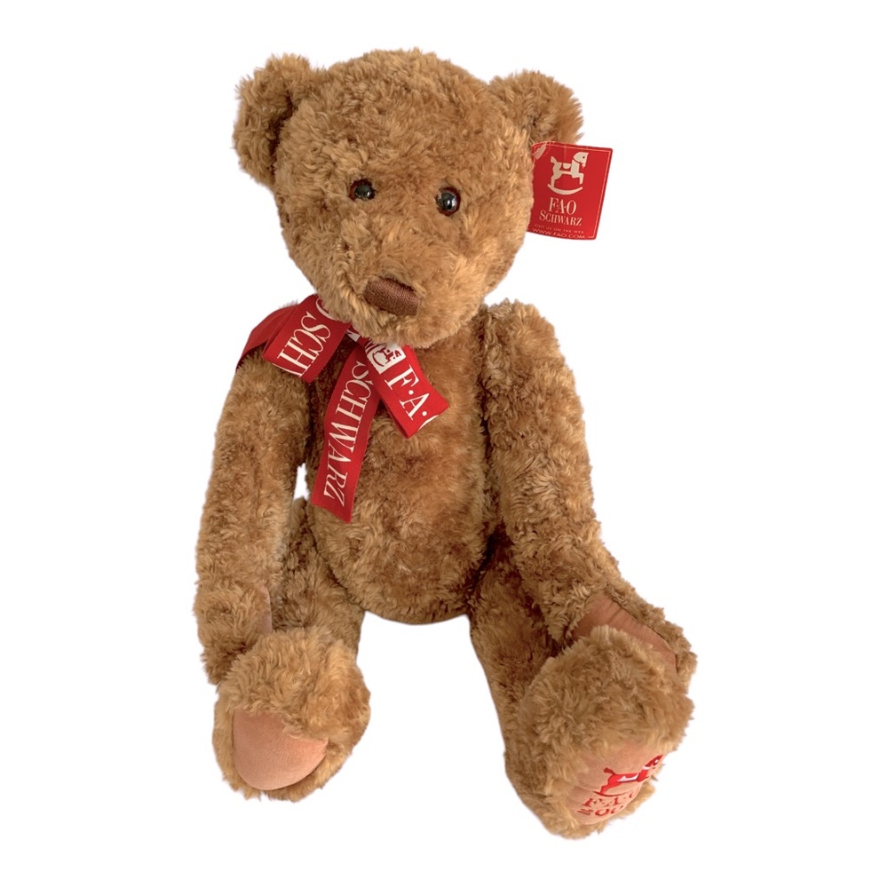 FAO Schwarz 2001 Plush Teddy Bear